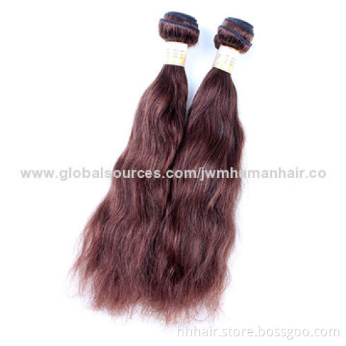 10-28-inch Top Quality Natural Color Brazilian Remy Hair Wefts, Various Colors Available